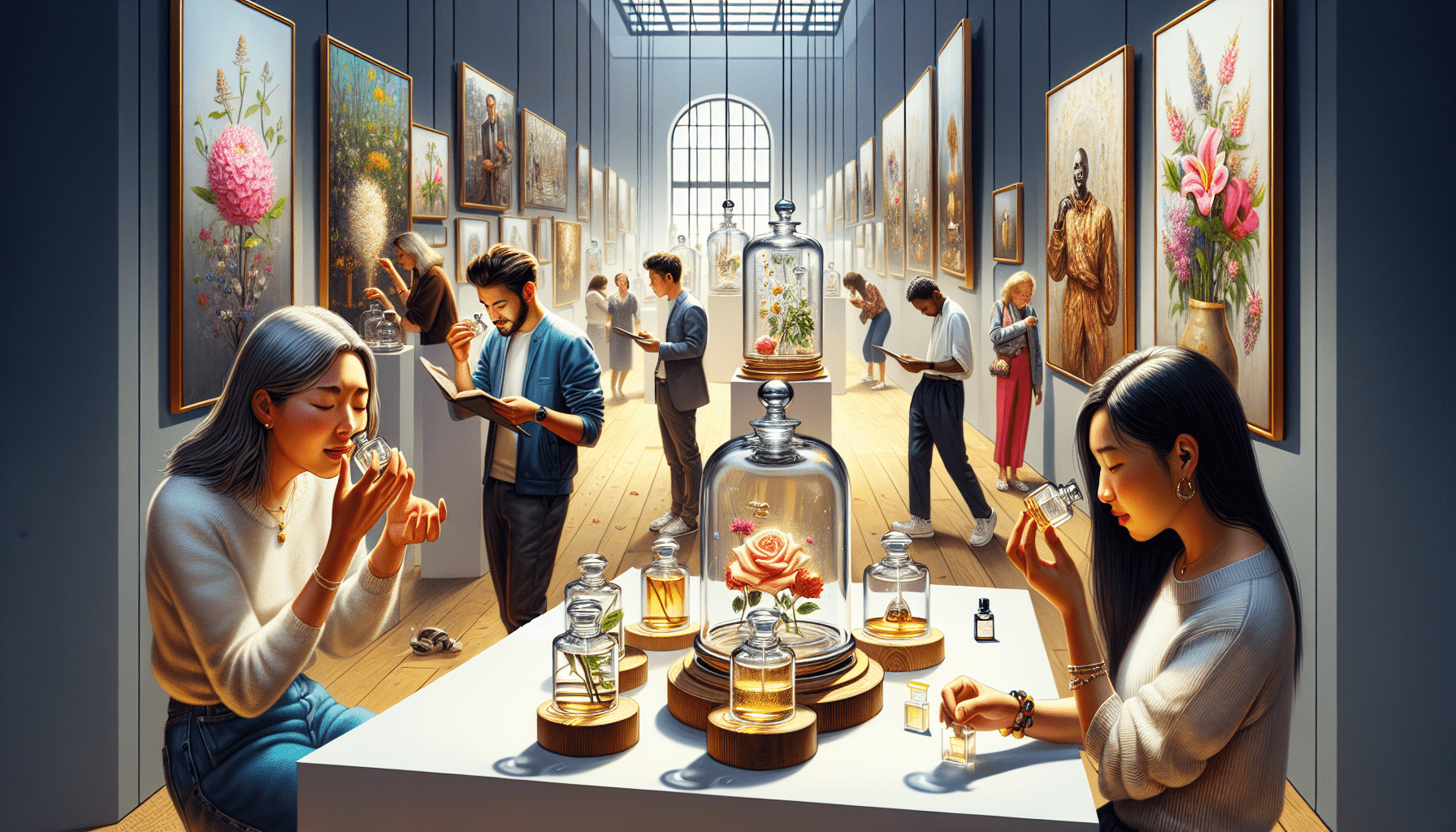 Experiencing Art through the Senses: A Dive into Scent Art at Olfactory Art Keller - LES VIDES ANGES
