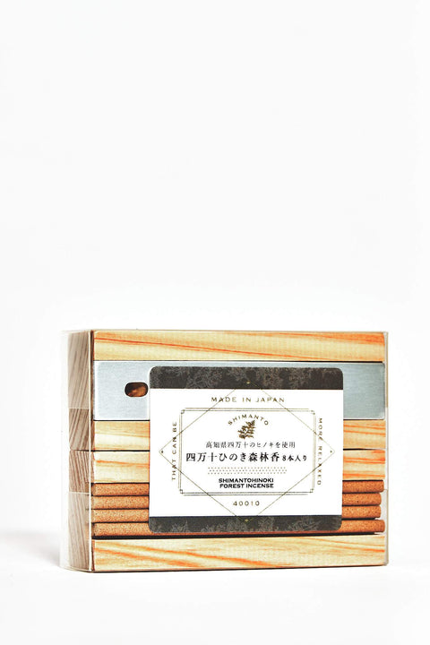 Natural Hinoki wood Incense Sticks with holder set - Les Vides Anges lemon wood scent