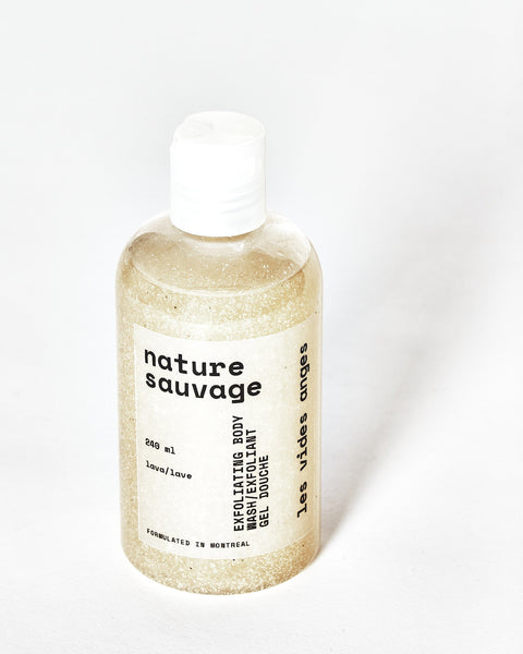 Nature Sauvage Lava Exfoliating Body Wash - LES VIDES ANGES Body Care collection