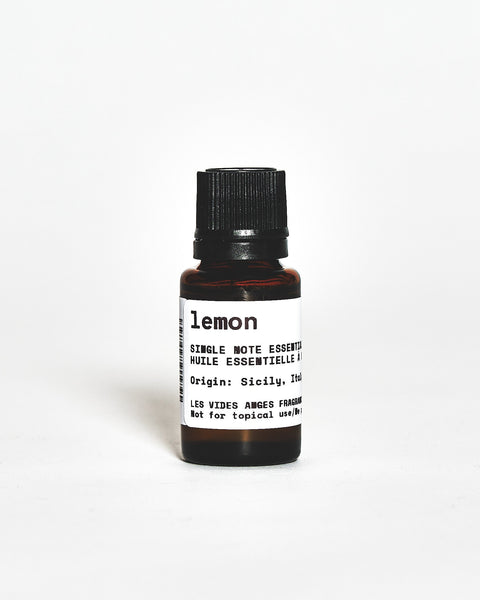 Sicilian Lemon Single Note Essential Oil - LES VIDES ANGES Aroma Oil collection